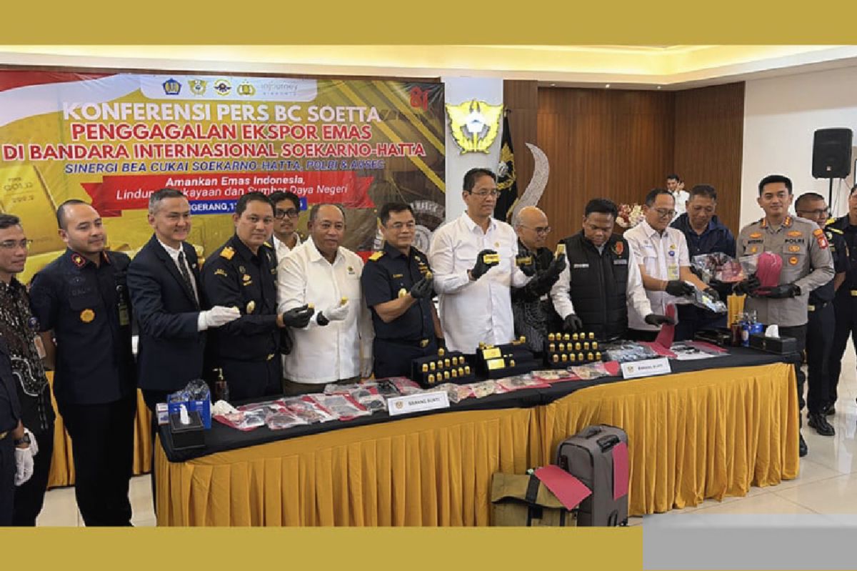 Bandara Soetta — Bea Cukai Gagalkan Penyelundupan 23,78 Kg Emas