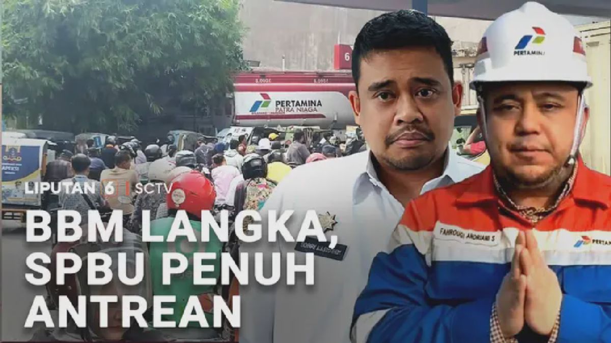 BBM Subsidi Langka di Medan, Antrean SPBU Mengular