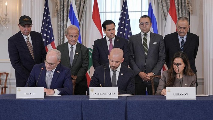 Lebanon-Israel-AS Teken Pakta Trilateral, Buka Jalan Perjanjian Damai