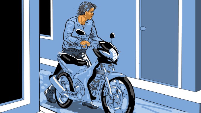 Maling Motor Beraksi di Apartemen PIK Tangerang, Modus Tukar Pelat Nomor