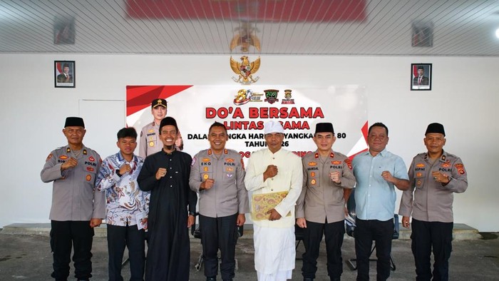Menyambut Hari Bhayangkara ke-80, Polda Sumsel Gelar Doa Lintas Agama di OKI
