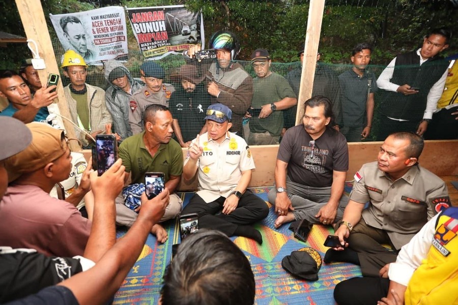 Warga Terima Kasih ke Satgas PRR Perkuat Struktur Jembatan Enang-enang