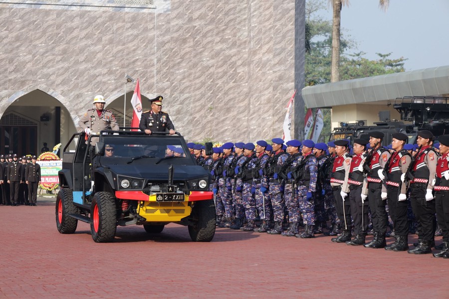 Polda Banten Diganjar Samkarya Nugraha Sakanti dari Presiden Prabowo di Peringatan Hari Bhayangkara ke-80