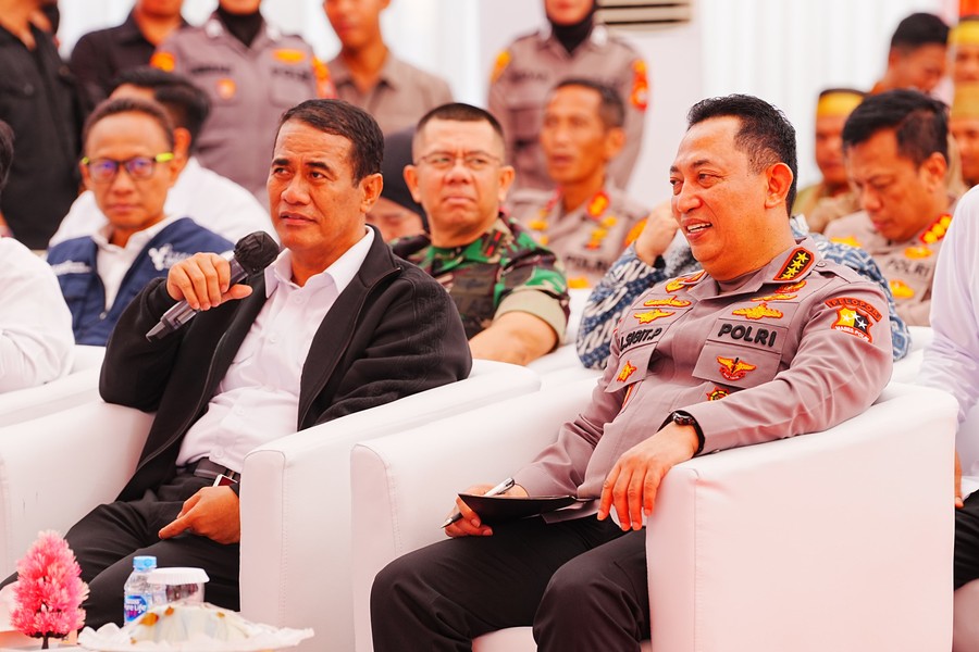 Mentan Apresiasi Kepercayaan ke Polri 82,4%, Harap Sinergi Terus Diperkuat