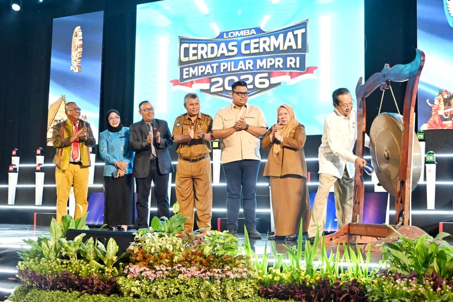 9 SMA Terbaik Sulteng Unjuk Wawasan Kebangsaan dalam LCC Empat Pilar MPR RI