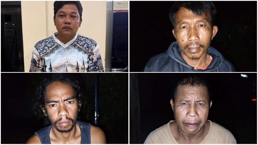 Penangkapan Empat Tersangka Pembunuh Tapir