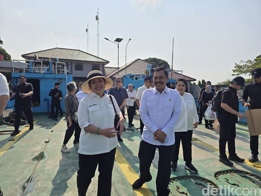 Tinjau Transformasi Nusakambangan, Titiek Soeharto dan Menimipas Bertolak dengan Kapal Pengayoman