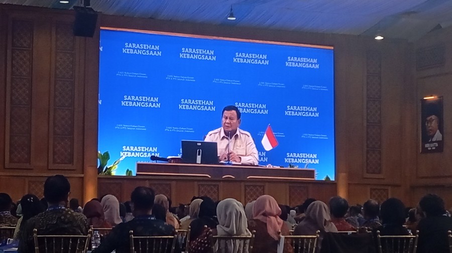 Prabowo: Jangankan Profesor, Usul Anak Desa Lewat TikTok Saya Tindak Lanjut