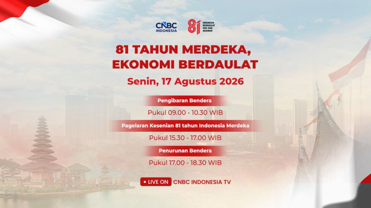 Jakarta — HUT ke-81 RI Disiarkan Langsung CNBC Indonesia dengan Pagelaran Meriah