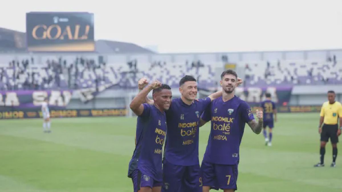 Persita Tangerang Bungkam PSIM Yogyakarta Empat Gol Tanpa Balas