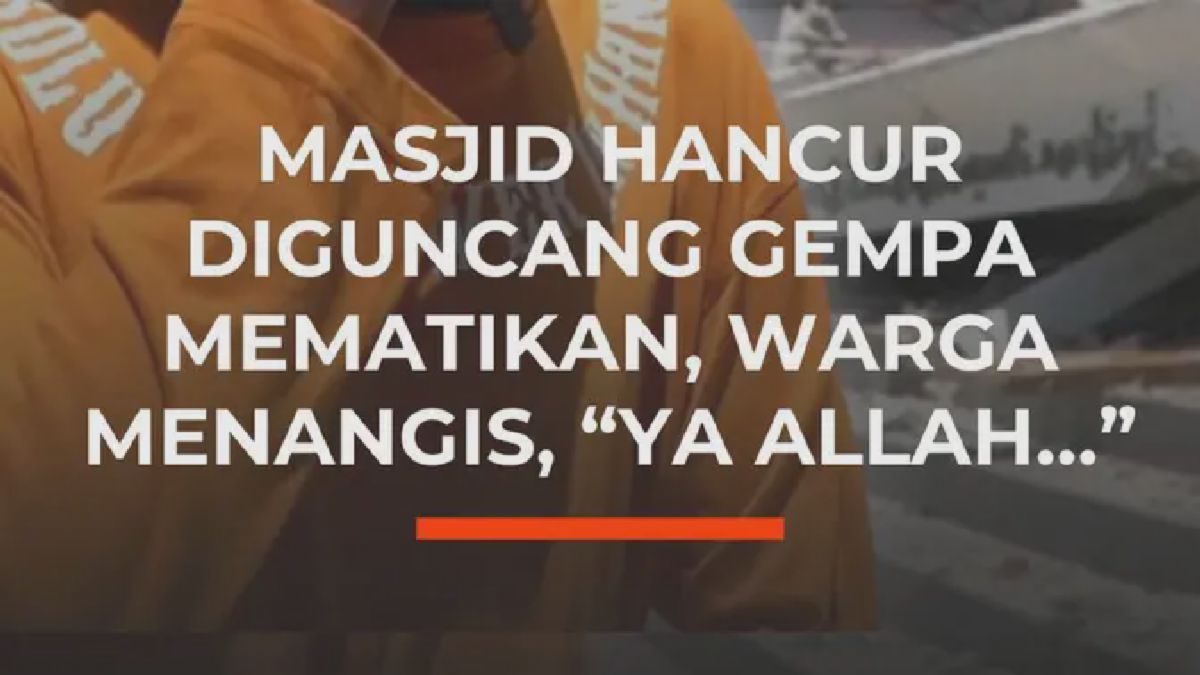 Gempa NTT Rusak Masjid dan Gereja, Warga Menangis Ya Allah