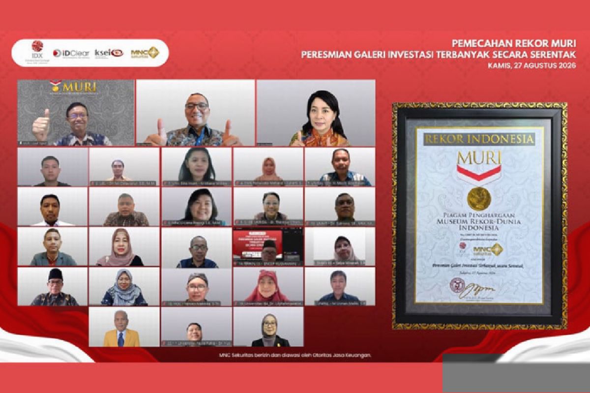 BEI dan MNC Sekuritas Pecahkan Rekor MURI Peresmian Galeri Investasi Serentak