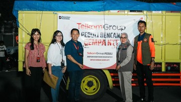 TelkomGroup Salurkan Bantuan Rp 1,3 M untuk Bantu Pemulihan Pascagempa NTT