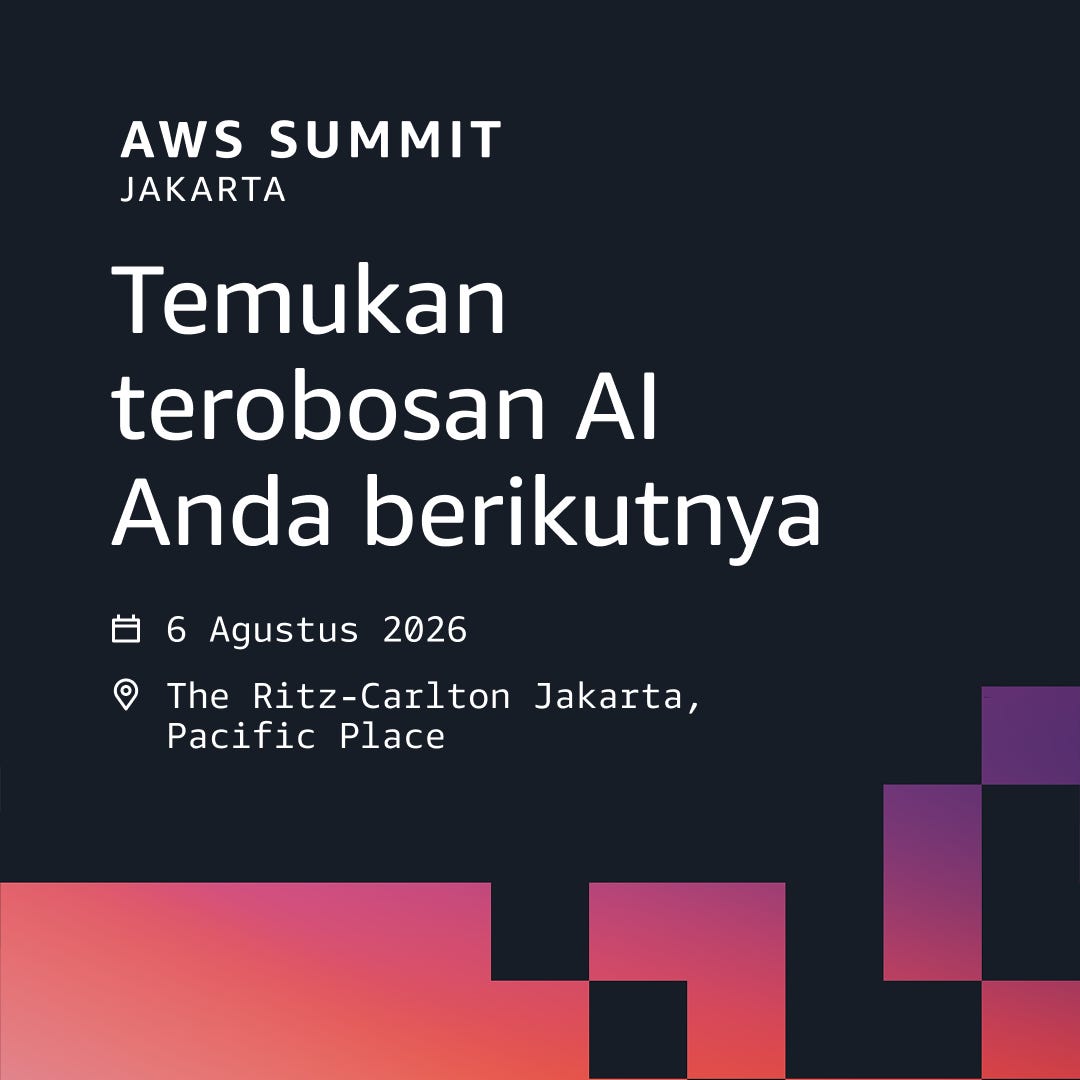 🚀 Temukan Terobosan AI Berikutnya di AWS Summit Jakarta