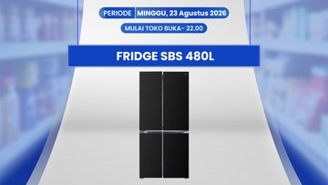 Beli Kulkas Side by Side 480L di Transmart Full Day Sale, Bisa Hemat Rp 4 Jutaan