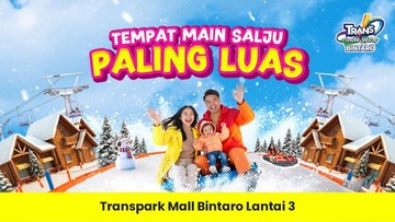 Promo Merdeka Sale Trans Snow World Bintaro, Main Salju Mulai Rp78 Ribuan!